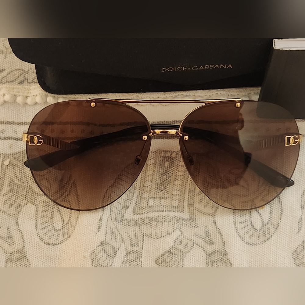 Dolce and Gabbana Women's Sunglasses DG2272  Brown Gradient